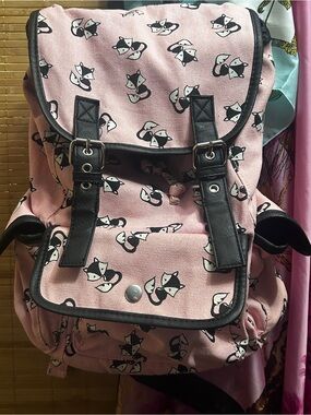 Candies fox backpack pink